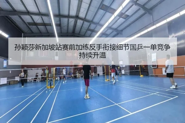 孙颖莎新加坡站赛前加练反手衔接细节国乒一单竞争持续升温